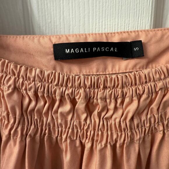 Anthropologie- Magali Pascal Puff-Sleeved Tunic Dress Size S Boho Romantic - Picture 5 of 6